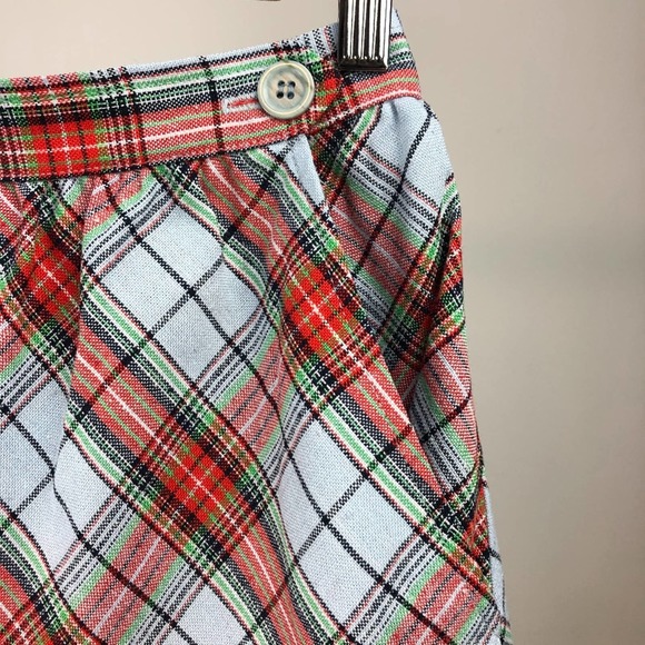 Vintage Plaid Skirt w/ POCKETS Union Label - Picture 2 of 5